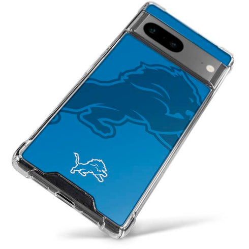 NFL Detroit Lions Double Vision Google Pixel 7a Clear Case